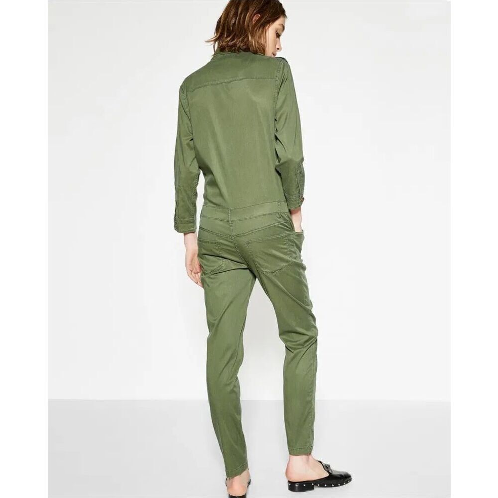 The Kooples Military Jumpsuit in Green